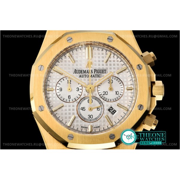 Audemars Piguet - Royal Oak Chronograph 26331ST YG/YG White OMF A7750