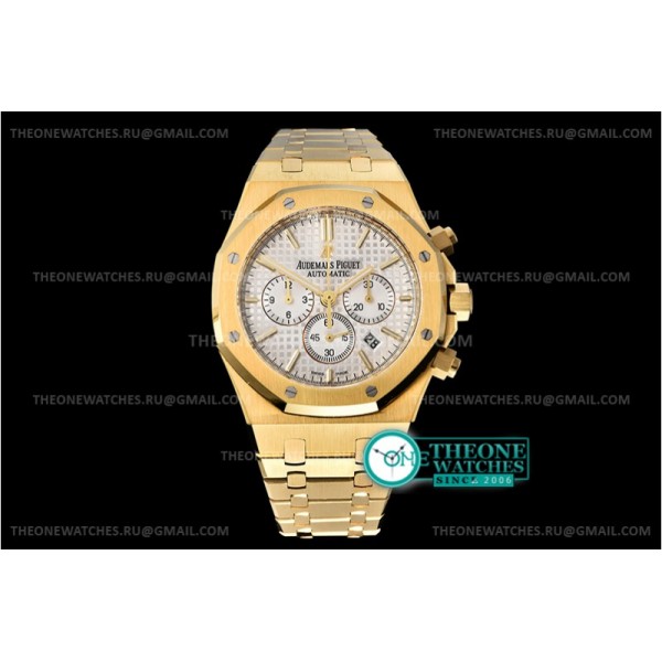 Audemars Piguet - Royal Oak Chronograph 26331ST YG/YG White OMF A7750