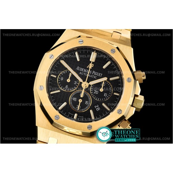 Audemars Piguet - Royal Oak Chronograph 26331ST YG/YG Black OMF A7750