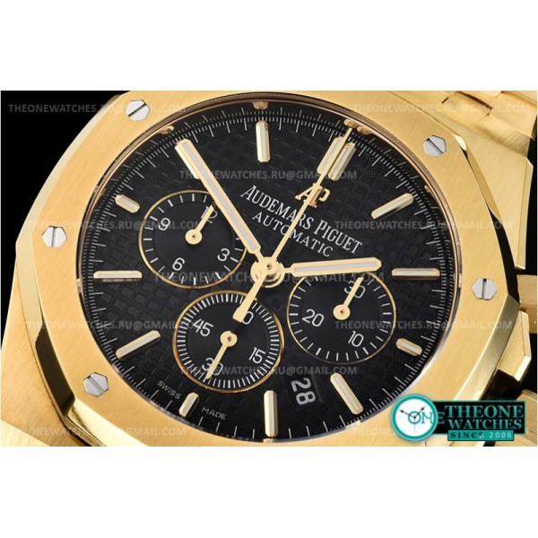 Audemars Piguet - Royal Oak Chronograph 26331ST YG/YG Black OMF A7750