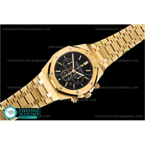 Audemars Piguet - Royal Oak Chronograph 26331ST YG/YG Black OMF A7750