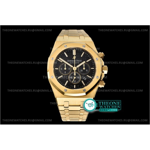 Audemars Piguet - Royal Oak Chronograph 26331ST YG/YG Black OMF A7750