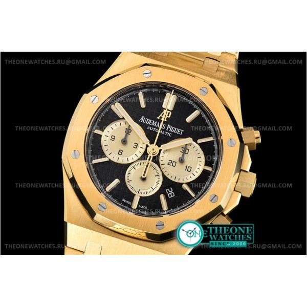 Audemars Piguet - Royal Oak Chronograph 26331ST YG/YG Blk/Gold OMF A7750