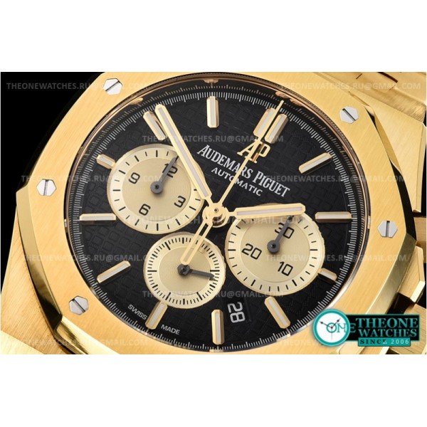 Audemars Piguet - Royal Oak Chronograph 26331ST YG/YG Blk/Gold OMF A7750