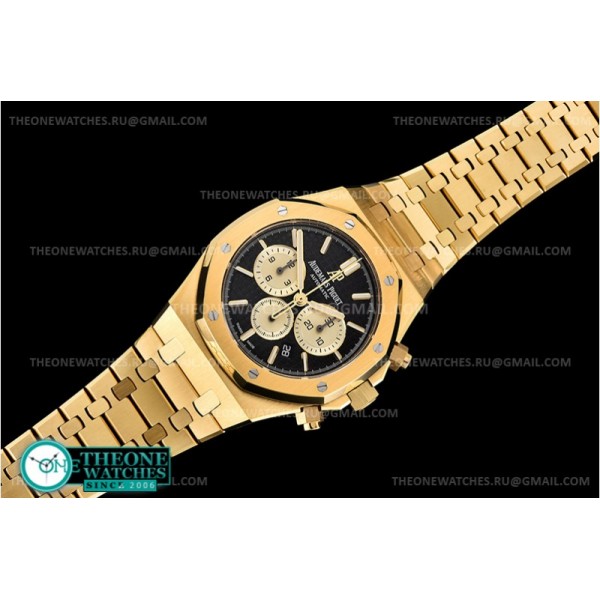 Audemars Piguet - Royal Oak Chronograph 26331ST YG/YG Blk/Gold OMF A7750