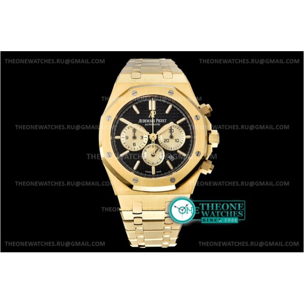 Audemars Piguet - Royal Oak Chronograph 26331ST YG/YG Blk/Gold OMF A7750