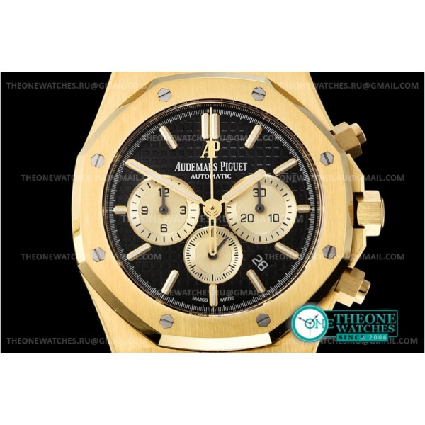 Audemars Piguet - Royal Oak Chronograph 26331ST YG/YG Blk/Gold OMF A7750