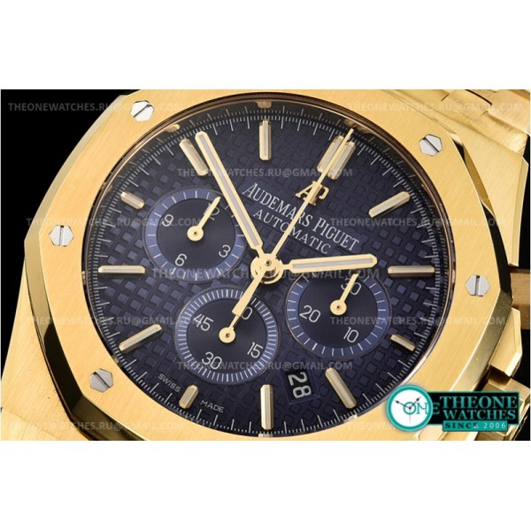 Audemars Piguet - Royal Oak Chronograph 26331ST YG/YG Blue OMF A7750