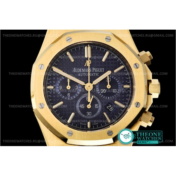 Audemars Piguet - Royal Oak Chronograph 26331ST YG/YG Blue OMF A7750