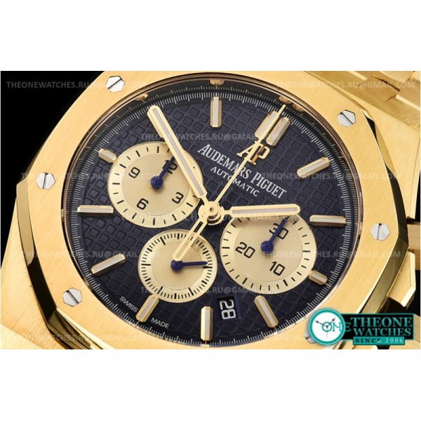 Audemars Piguet - Royal Oak Chronograph 26331ST YG/YG Blue/Gld OMF A7750