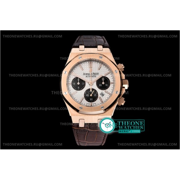 Audemars Piguet - Royal Oak Chronograph 26331ST RG/LE Wht/Blk A7750