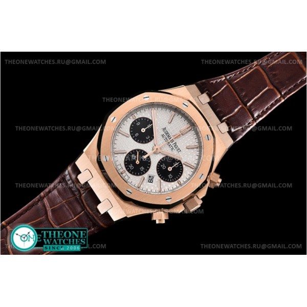 Audemars Piguet - Royal Oak Chronograph 26331ST RG/LE Wht/Blk A7750