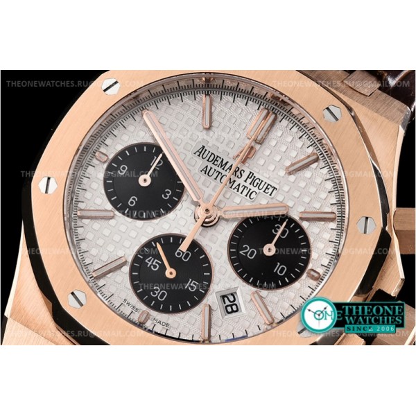 Audemars Piguet - Royal Oak Chronograph 26331ST RG/LE Wht/Blk A7750