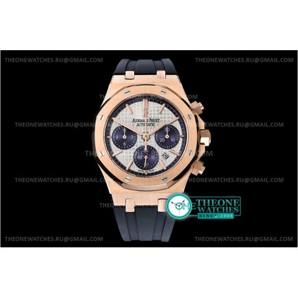 Audemars Piguet - Royal Oak Chronograph 26331ST RG/RU Wht/Blue A7750