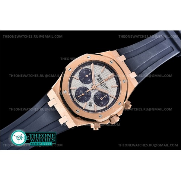 Audemars Piguet - Royal Oak Chronograph 26331ST RG/RU Wht/Blue A7750