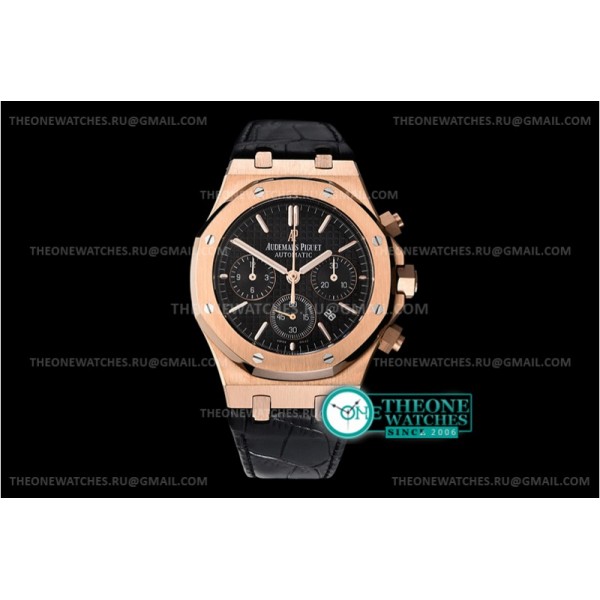 Audemars Piguet - Royal Oak Chronograph 26331ST RG/LE Blk/Blk A7750