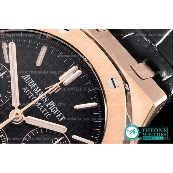 Audemars Piguet - Royal Oak Chronograph 26331ST RG/LE Blk/Blk A7750