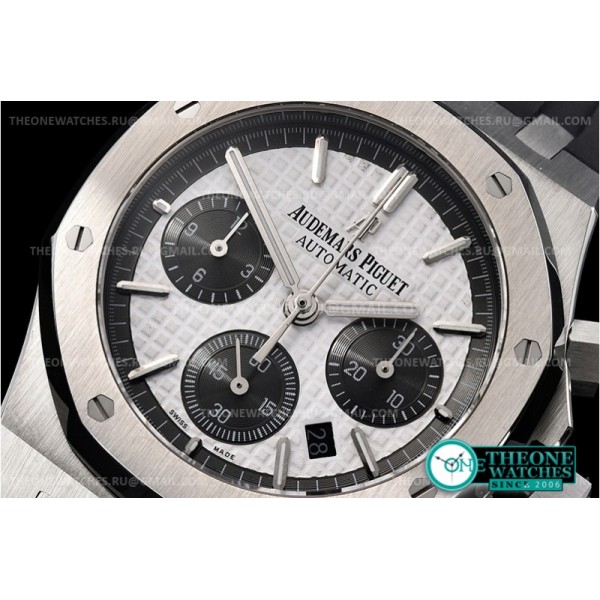 Audemars Piguet - Royal Oak Chronograph 26331ST SS/RU Wht/Blk A7750