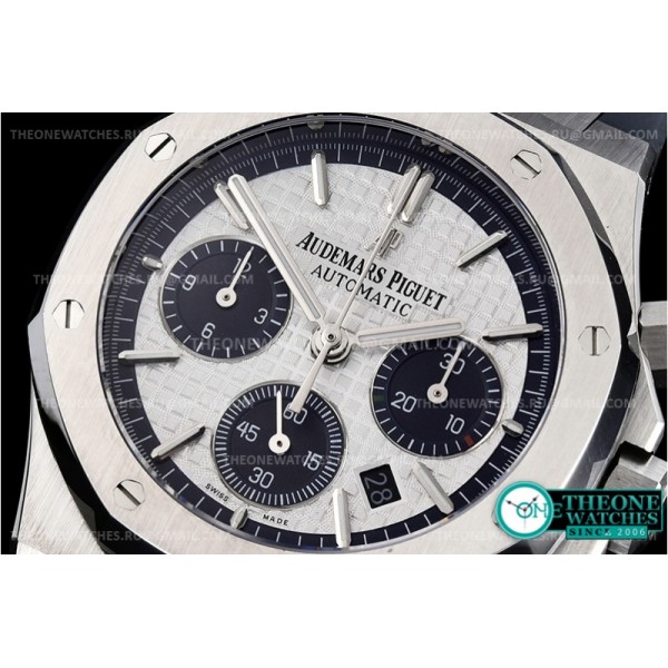 Audemars Piguet - Royal Oak Chronograph 26331ST SS/RU Wht/Blue A7750