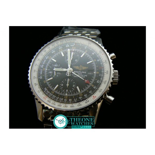 BREITLING NAVITIMER WORLD GMT BLACK ASIA 7750 CHRONOS 28800BPH