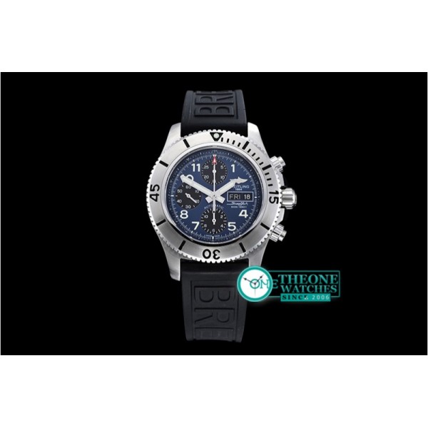 Breitling - SuperOcean SteelFish Chrono SS/RU Blue/Blk A7750