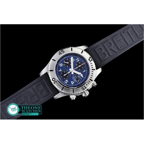 Breitling - SuperOcean SteelFish Chrono SS/RU Blue/Blk A7750