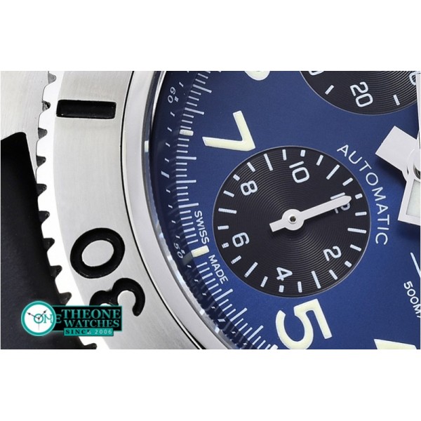 Breitling - SuperOcean SteelFish Chrono SS/RU Blue/Blk A7750