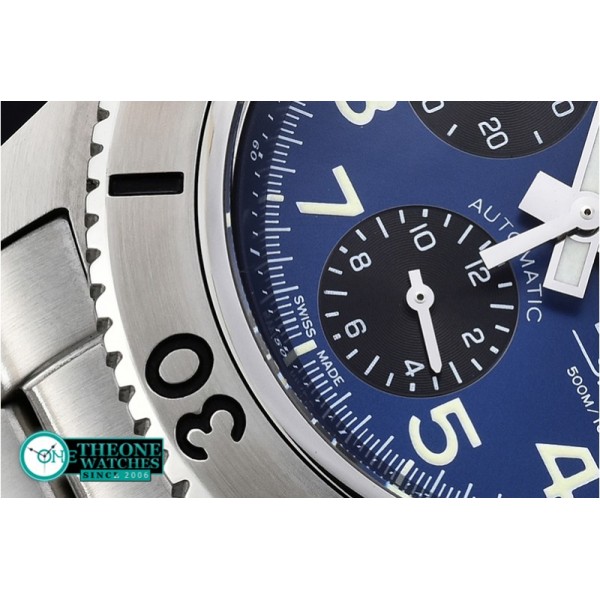 Breitling - SuperOcean SteelFish Chrono SS/SS Blue/Blk A7750