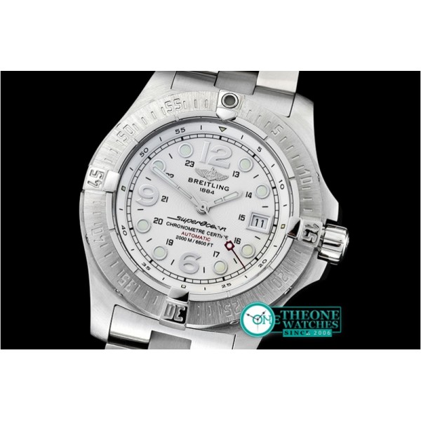 Breitling - SuperOcean SteelFish SS/SS White HF Asia 2836