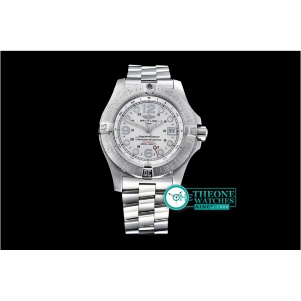 Breitling - SuperOcean SteelFish SS/SS White HF Asia 2836