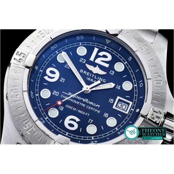 Breitling - SuperOcean SteelFish SS/SS Blue HF Asia 2836