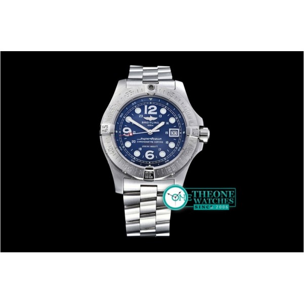 Breitling - SuperOcean SteelFish SS/SS Blue HF Asia 2836