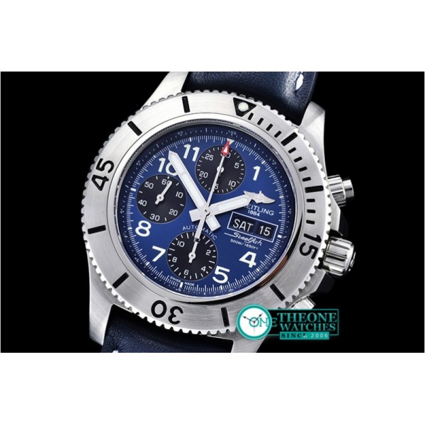 Breitling - SuperOcean SteelFish Chrono SS/LE Blue/Blk A7750