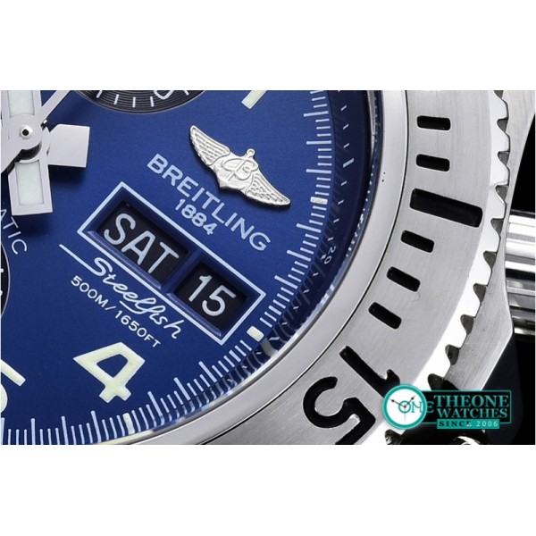 Breitling - SuperOcean SteelFish Chrono SS/LE Blue/Blk A7750