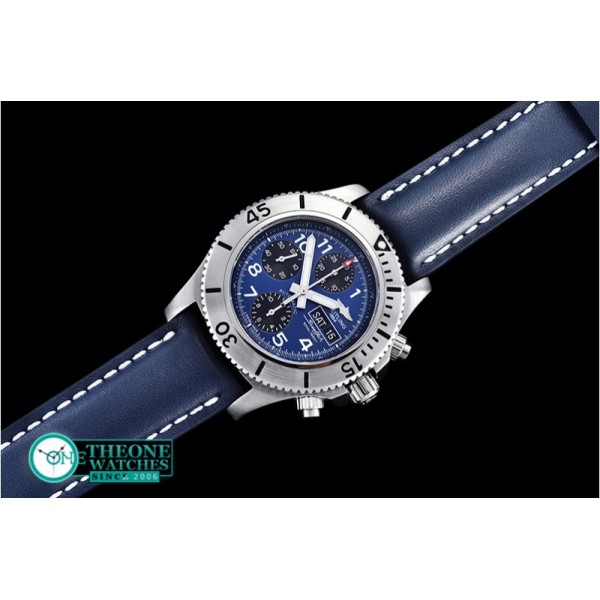 Breitling - SuperOcean SteelFish Chrono SS/LE Blue/Blk A7750