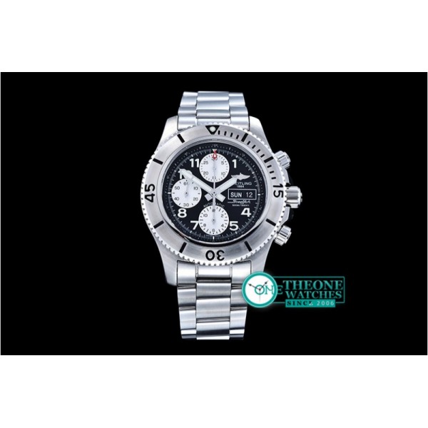 Breitling - SuperOcean SteelFish Chrono SS/SS Wht/Blk A7750