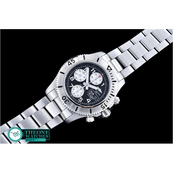 Breitling - SuperOcean SteelFish Chrono SS/SS Wht/Blk A7750