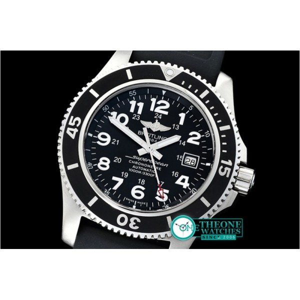 Breitling - SuperOcean II 44mm SS/RU Black/Num GF Asia 2824