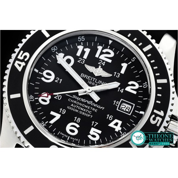 Breitling - SuperOcean II 44mm SS/RU Black/Num GF Asia 2824