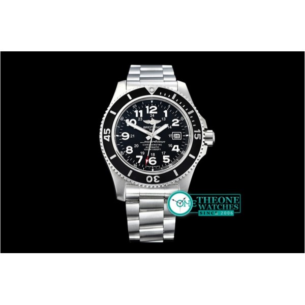 Breitling - SuperOcean II 44mm SS/SS Black/Num GF Asia 2824