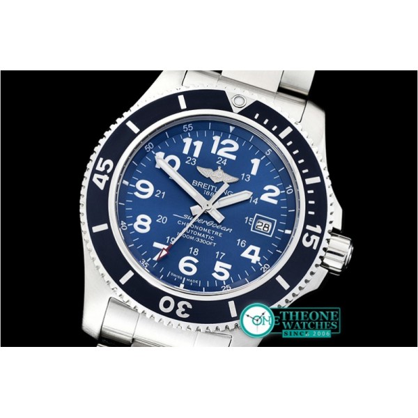 Breitling - SuperOcean II 44mm SS/SS Blue/Num GF Asia 2824