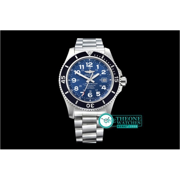 Breitling - SuperOcean II 44mm SS/SS Blue/Num GF Asia 2824