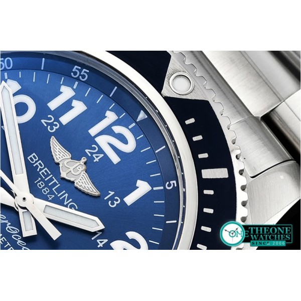 Breitling - SuperOcean II 44mm SS/SS Blue/Num GF Asia 2824