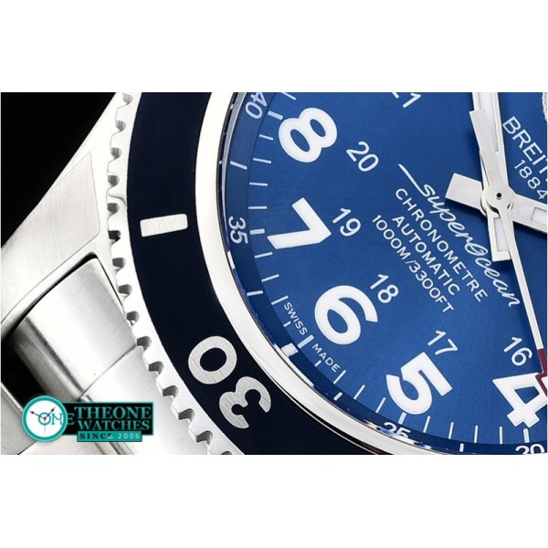 Breitling - SuperOcean II 44mm SS/SS Blue/Num GF Asia 2824