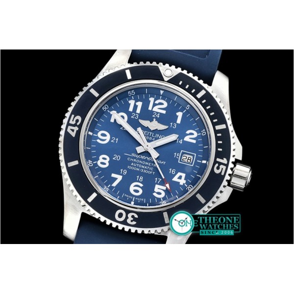 Breitling - SuperOcean II 44mm SS/RU Blue/Num GF Asia 2824