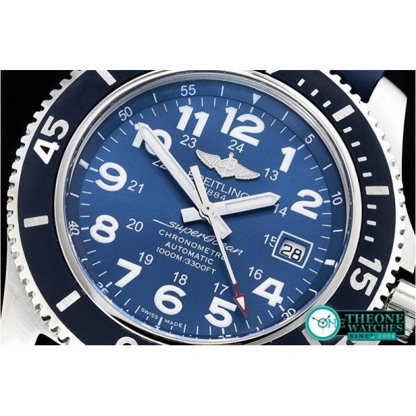 Breitling - SuperOcean II 44mm SS/RU Blue/Num GF Asia 2824