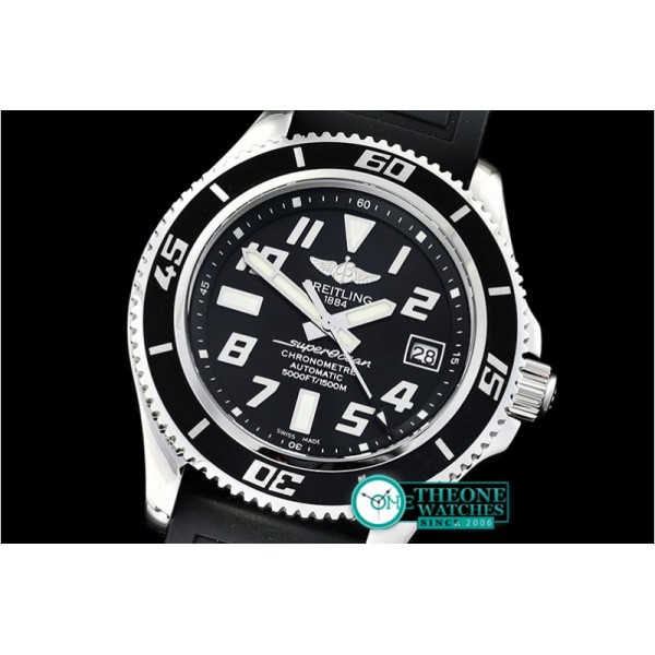 Breitling - SuperOcean II 42mm SS/RU Blk/Blk GMF Asia 2824