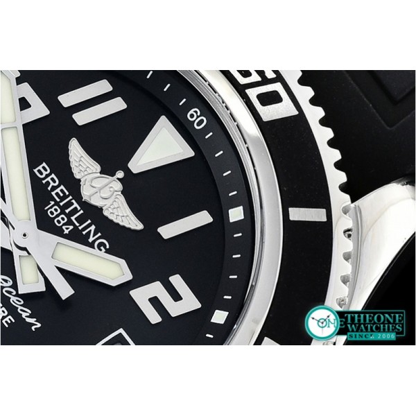 Breitling - SuperOcean II 42mm SS/RU Blk/Blk GMF Asia 2824