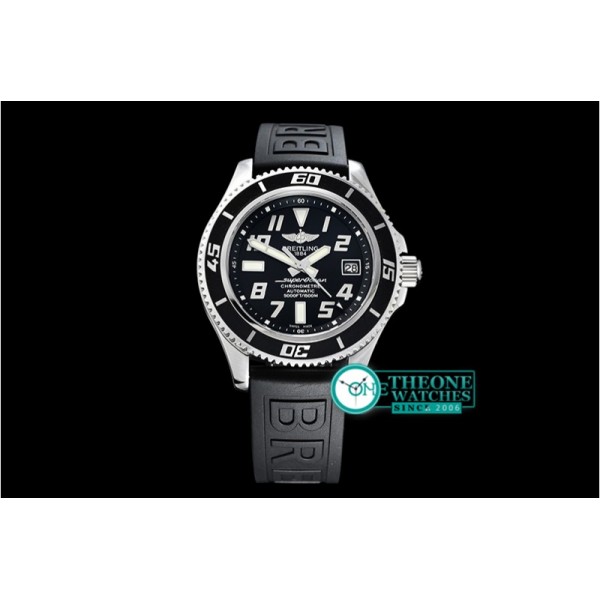 Breitling - SuperOcean II 42mm SS/RU Blk/Blk GMF Asia 2824