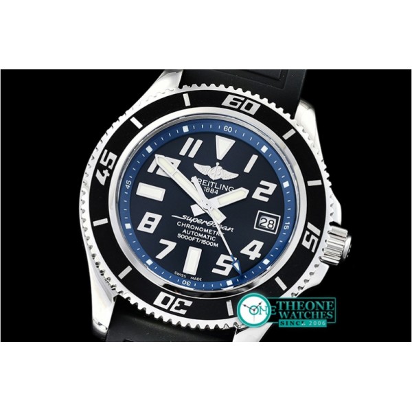 Breitling - SuperOcean II 42mm SS/RU Blk/Blue GMF Asia 2824